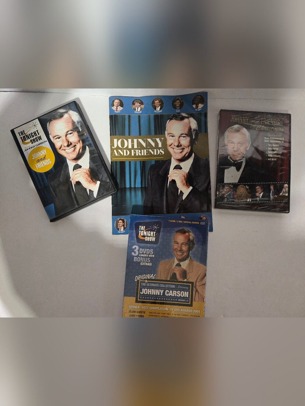 Johnny Carson Deluxe1-3   ,Christmas And Late Night Edition1-5 With Booklet